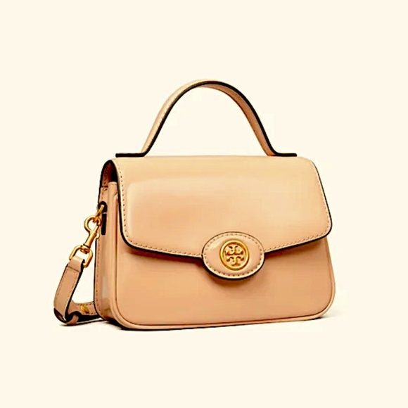 Tory Burch Women's Small Robinson Spazzolato Top Handle Bag - Picture 12 of 12